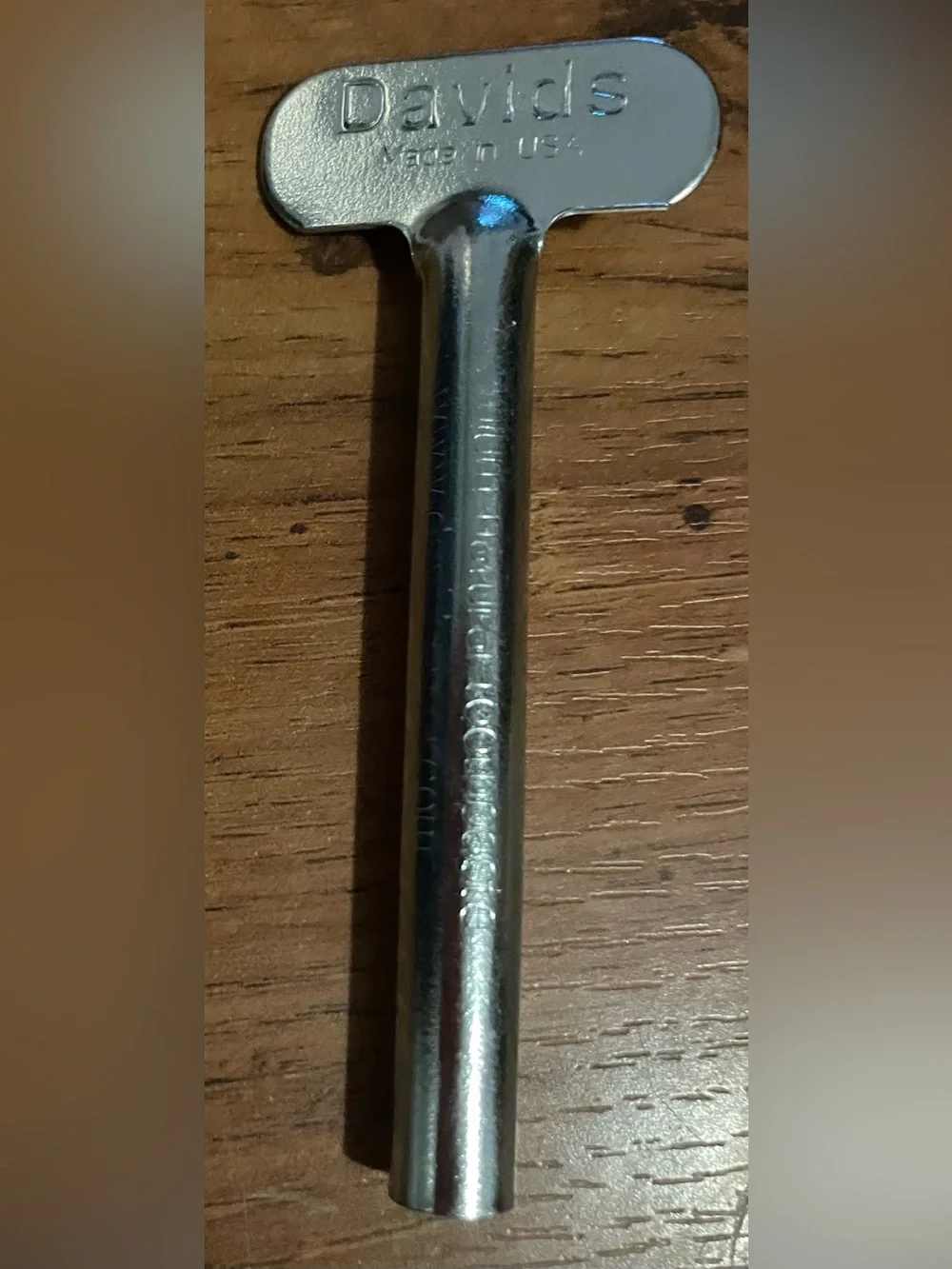 Metal Toothpaste Tube Key USA New